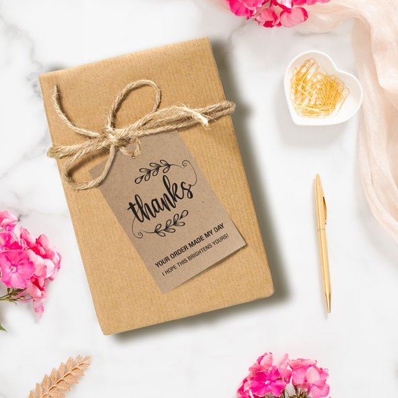 Kraft Thank You Hang Tags - Variety Pack (50) - Picture 3 of 4